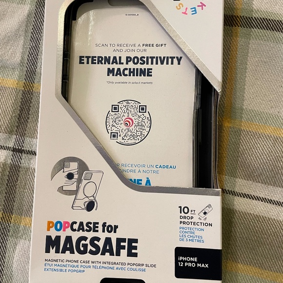 PopSockets for MagSafe Clear iPhone 12 Pro Max Case - Picture 1 of 11